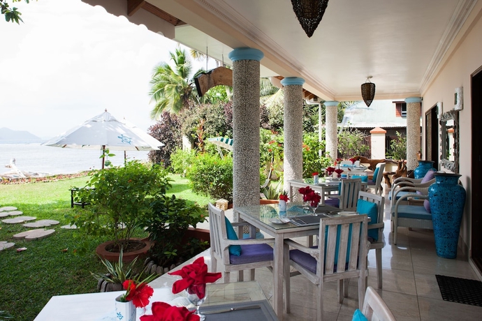 Imagen del bar/restaurante del Hotel Le Relax Beach House - La Digue. Foto 5