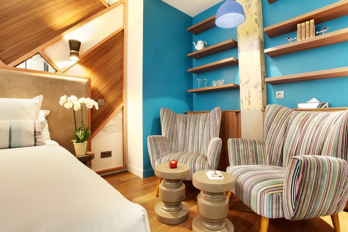 Imagen de los interiores del Hotel Le Robinet d'Or. Foto 16