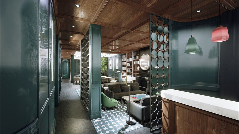 Imagen de los interiores del Hotel Le Roch. Foto 11