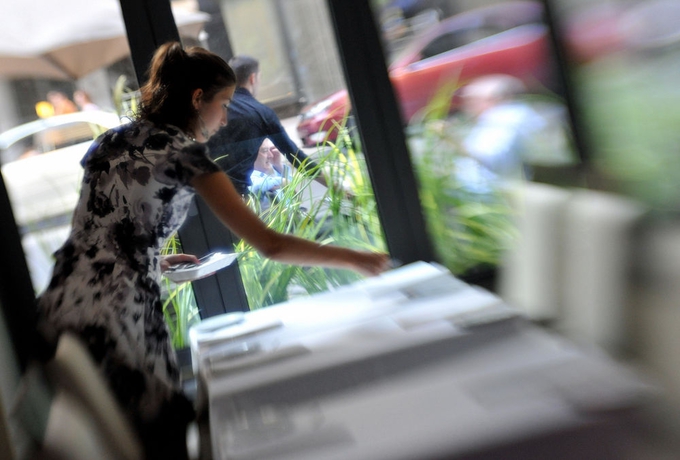 Imagen del bar/restaurante del Hotel Le St Martin Particulier Montreal. Foto 5