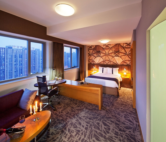 Imagen de la habitación del Hotel LeafIN Beijing Wangjing SOHO. Foto 8