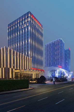 Imagen de los exteriores del Hotel Lebanshan Hefei. Foto 11