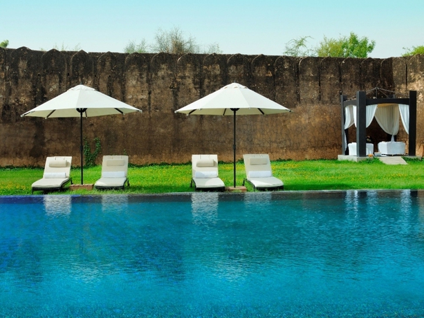 Imagen de la piscina del Hotel Lebua Lodge at Amer, Jaipur. Foto 13