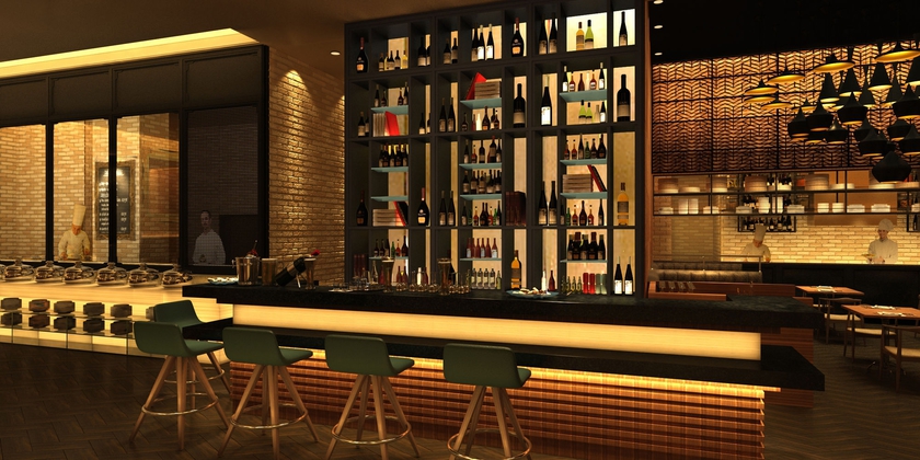 Imagen del bar/restaurante del Hotel Lemon Tree Premier City Center Gurugram. Foto 3