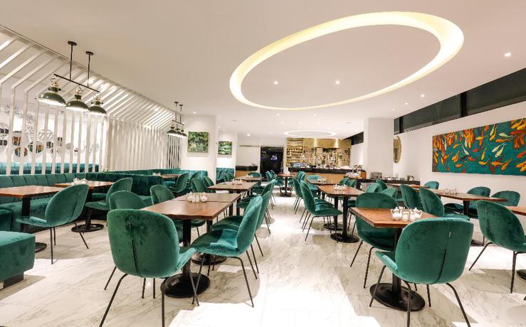 Imagen del bar/restaurante del Hotel Len's Hotel. Foto 1
