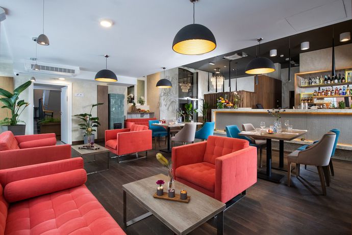 Imagen del bar/restaurante del Hotel Leonardo Boutique Krakow Old Town. Foto 2