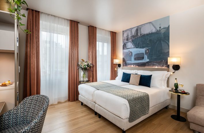 Imagen de la habitación del Hotel Leonardo Boutique Rome Termini. Foto 8