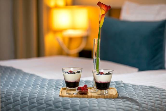 Imagen de la habitación del Hotel Leonardo Budapest. Foto 7