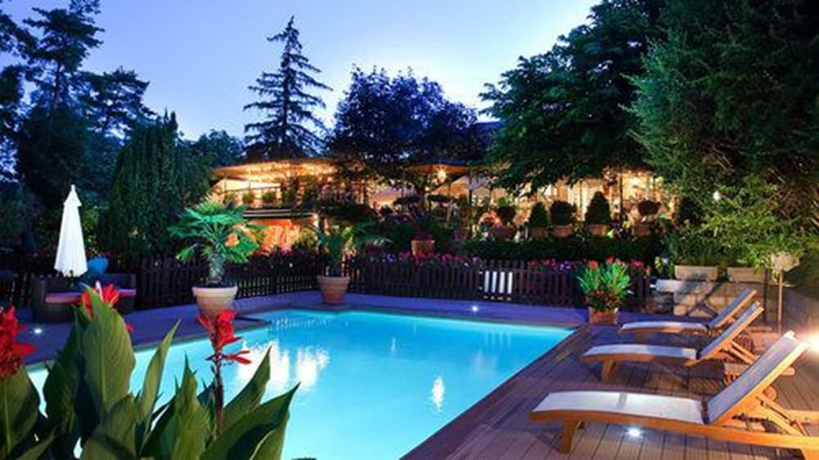 Imagen de la piscina del Hotel Les Clos De Chaponost. Foto 11
