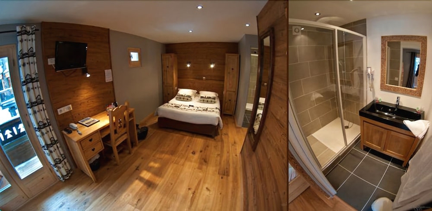 Imagen de la habitación del Hotel Les Escondus. Foto 12