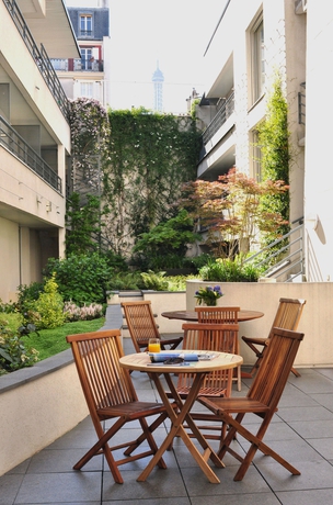 Imagen de los exteriores del Hotel Les Jardins d'Eiffel. Foto 14