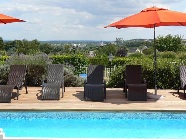 Imagen de la piscina del Hotel Les Terrasses De Saumur and Spa. Foto 8