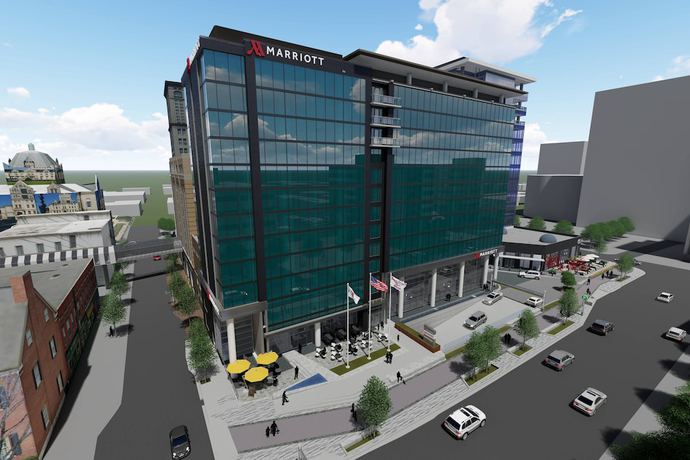 Imagen de los exteriores del Hotel Lexington Marriott City Center. Foto 8