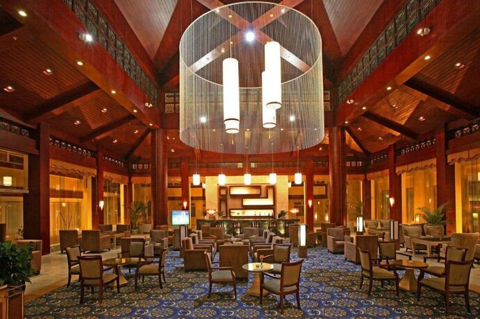 Imagen del bar/restaurante del Hotel Li Tu Apartment Zhujiang New Town. Foto 6