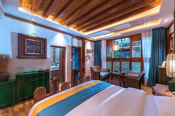 Imagen de la habitación del Hotel Lijiang half yard hotel. Foto 10