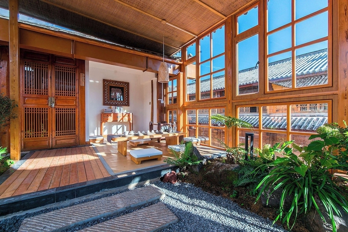 Imagen de los interiores del Hotel Lijiang half yard hotel. Foto 14