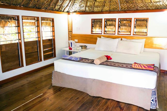 Imagen de la piscina del Hotel Likuri Island Resort Fiji. Foto 15