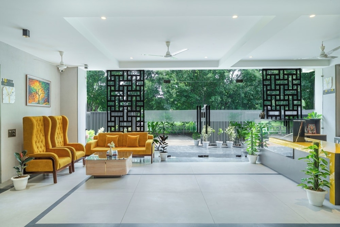 Imagen de los interiores del Hotel Lime Tree and Stays Greater Noida Nearby India Expo Centre and Mart. Foto 11