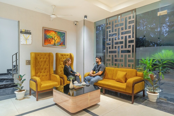Imagen de los interiores del Hotel Lime Tree and Stays Greater Noida Nearby India Expo Centre and Mart. Foto 15