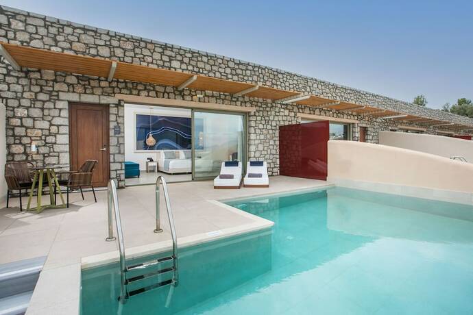 Imagen de la habitación del Hotel Lindos Bay Suites. Foto 20