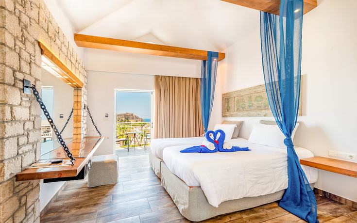 Imagen de la habitación del Hotel Lindos View. Foto 8