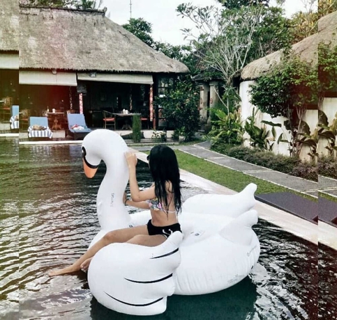 Imagen de la piscina del Hotel Lodtunduh Sari. Foto 19