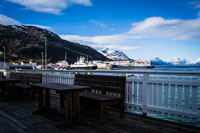 Imagen del bar/restaurante del Hotel Lofoten Gate Hostel. Foto 8