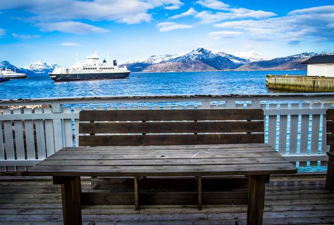 Imagen del bar/restaurante del Hotel Lofoten Gate Hostel. Foto 9