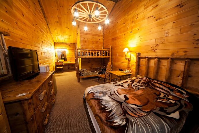 Imagen de la habitación del Hotel Log Cabin Lodge and Suites. Foto 17