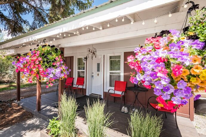 Imagen de la habitación del Hotel Log Cabin Motel. Foto 12