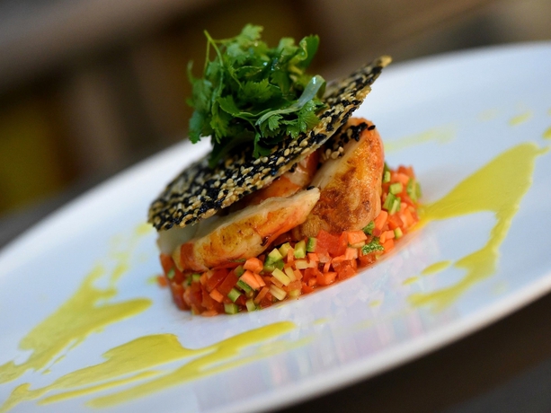 Imagen del bar/restaurante del Hotel Logis Auberge Des Moulins. Foto 7