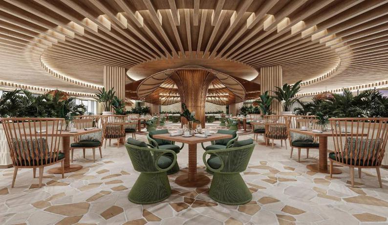 Imagen del bar/restaurante del Hotel Lopesan Caoba Lagoon Resort, Spa and Casino. Foto 3