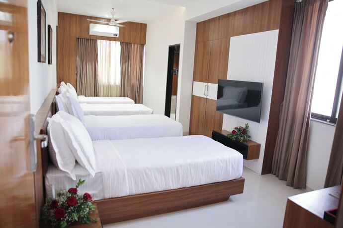 Imagen de la habitación del Hotel Lords Eco Inn Ambaji. Foto 16