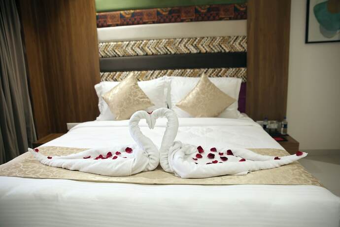 Imagen de la habitación del Hotel Lords Eco Inn Ambaji. Foto 18