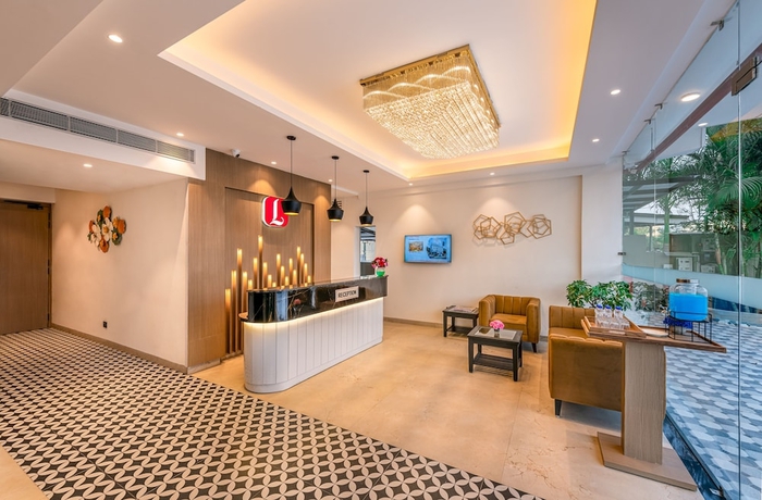 Imagen de los interiores del Hotel Lords Eco Inn Dehradun. Foto 19