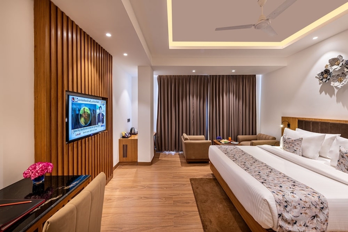 Imagen de la habitación del Hotel Lords Eco Inn Dehradun. Foto 13