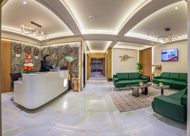 Imagen de los interiores del Hotel Lords Studio Inn, Jamnagar. Foto 13