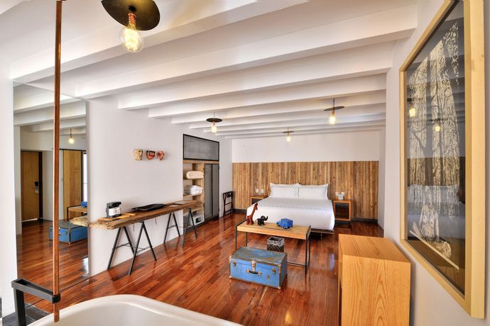 Imagen de la habitación del Hotel Los Amantes. Foto 17