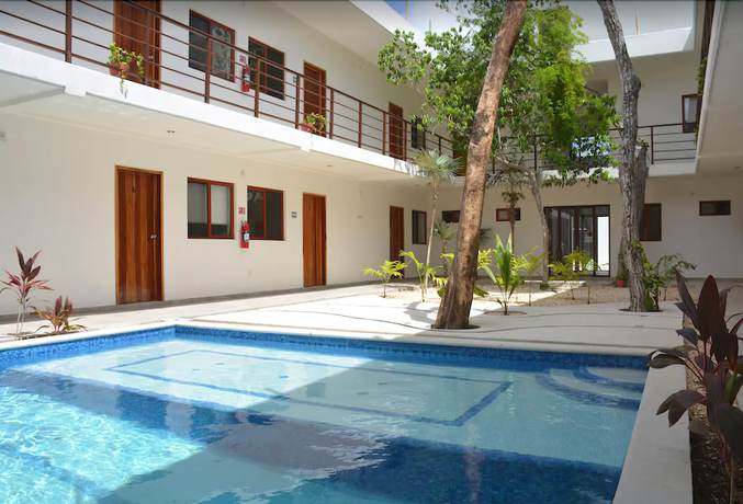 Imagen de la piscina del Hotel Los Arcos - Tulum. Foto 20