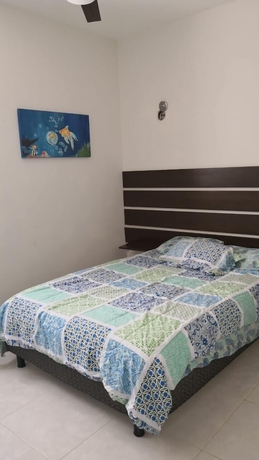 Imagen de la habitación del Hotel Los Cocos de Chac&aacute; Playa Progreso. Foto 6