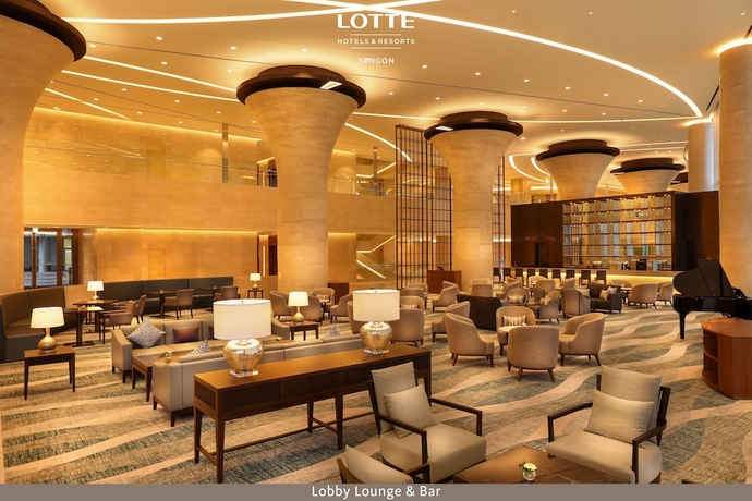 Imagen del bar/restaurante del Hotel Lotte Yangon, Yangon. Foto 3