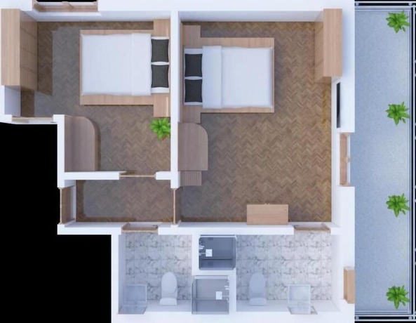 Imagen de la habitación del Hotel Lotus, Rimini. Foto 2