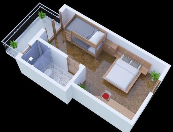 Imagen de la habitación del Hotel Lotus, Rimini. Foto 3