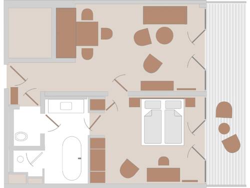 Imagen de la habitación del Hotel L&ouml;wen Montafon. Foto 4