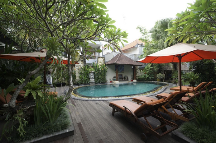 Imagen de la piscina del Hotel Lumbung Sari, Ubud. Foto 12