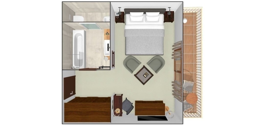 Imagen de la habitación del Hotel Luna Mondschein. Foto 7