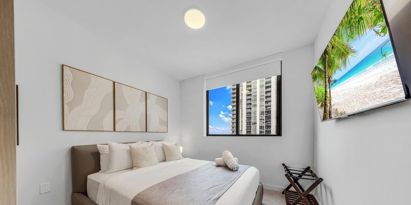 Imagen de la habitación del Hotel Luxe and Chic 1-BR - Balcony and Sea View. Foto 3