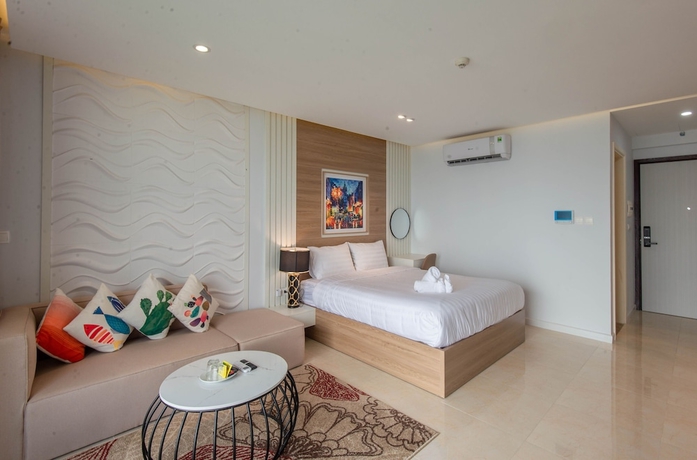 Imagen de la habitación del Hotel Luxury Apartment Dcapital Tran Duy Hung. Foto 2