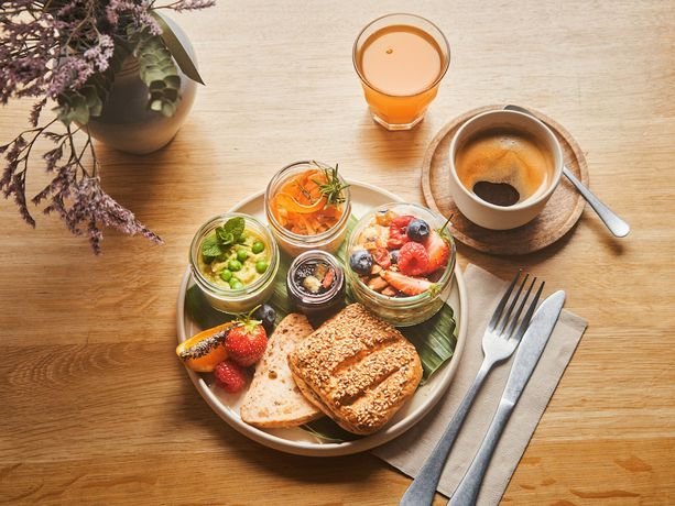 Imagen del bar/restaurante del Hotel Lyf East Frankfurt. Foto 2