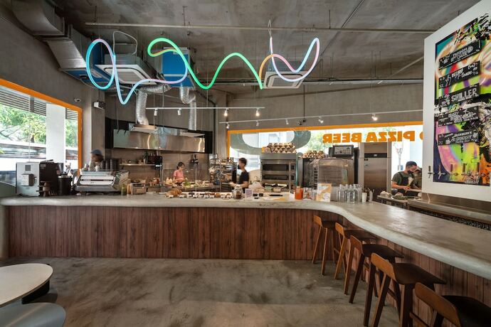 Imagen del bar/restaurante del Hotel Lyf Farrer Park Singapore. Foto 15